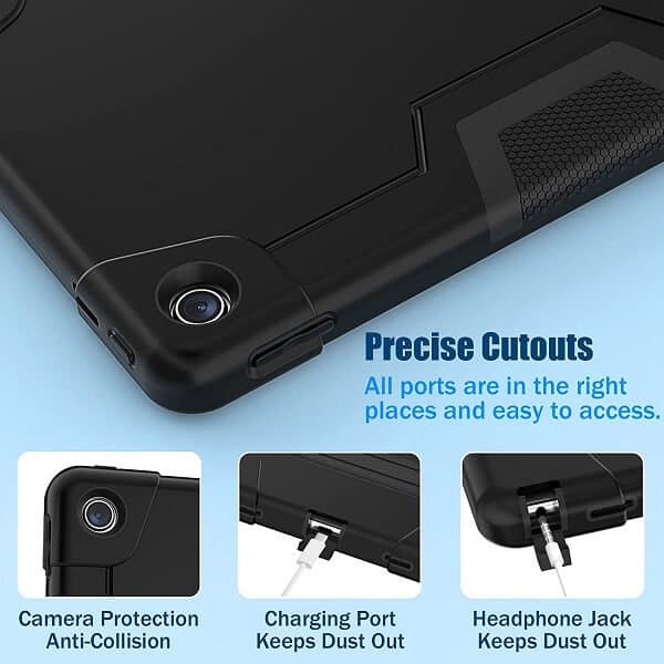 Lenovo Tab M10 (3rd Gen) 10.1 Inch TB328FU TB328XU Hybrid Fancy Shockproof Heavy Duty Kickstand Case Cover Lenovo Tab M10 (3rd Gen) 10.1 Inch TB328FU TB328XU Hybrid Fancy Shockproof Heavy Duty Kickstand Case Cover